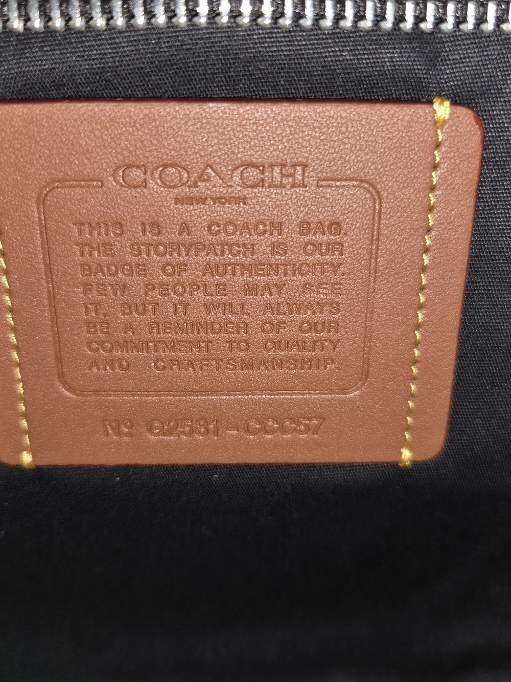 Coach Cargo Tote 26 in Loved Leather - Picture 6 of 16